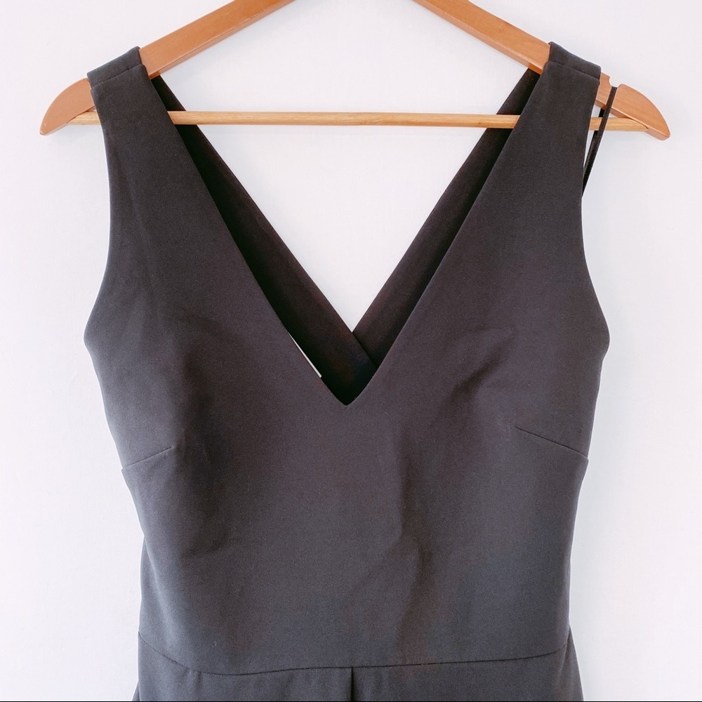 Charles Henry Black Halter Jumpsuit M ($110) As Is - Picture 3 of 6